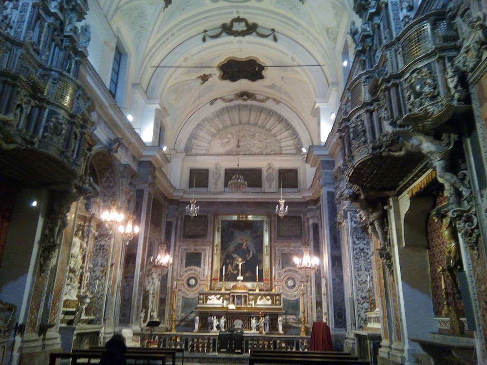 Chiesa e Monastero di S. Maria del Soccorso detto Badia Nuova - Altare Chiesa e Monastero di S. Maria del Soccorso detto Badia Nuova -Altare